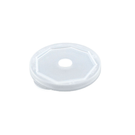 PP-Deckel mit Trinkhalmloch transparent